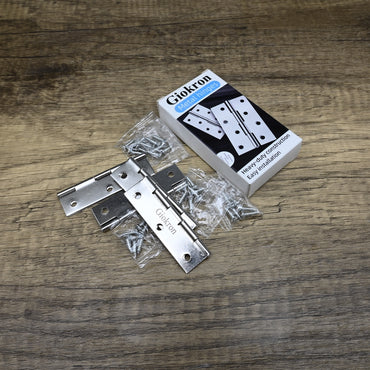 Giokron Metal Hinges Heavy Duty Rust Resistant Durable for Doors Cabinets and Home Improvement
