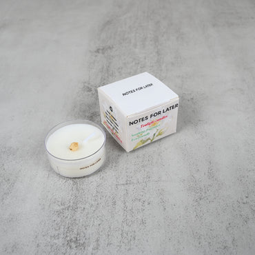 NOTES FOR LATER Jasmine Scented Tea Light Candles Floral Aromatherapy Candle Set for Relaxation & Home Decor