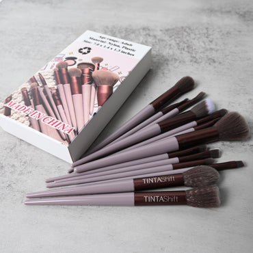 TINTAShift Professional Cosmetic Brushes Set Soft Synthetic Makeup Brushes for Flawless Application