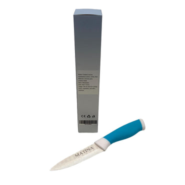 MATINA Ceramic knives White And Blue Silicone Grip Ceramic Blade Minimalist 4cm * 22cm Kitchen Ceramic Knives