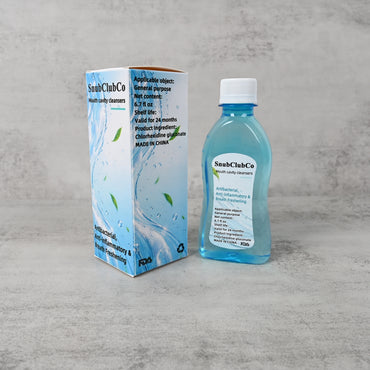 SnubClubCo Mouth Cavity Cleansers – Antibacterial Oral Rinse for Periodontitis & Bad Breath, 6.7 fl oz