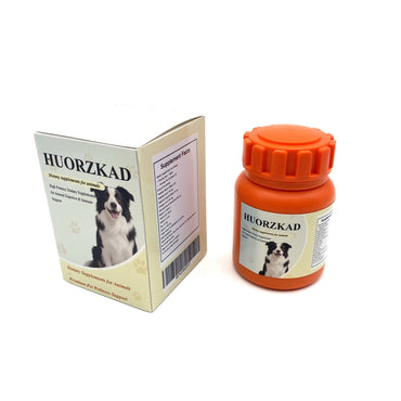 HUORZKAD Dietary supplements for animals Pet Friendly 1 Tablet 60 Count Digestive Immune Support Animal Dietary Supplements