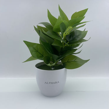 ALTHARA Lifelike Artificial Plant with Pot 1 Bundle of Vibrant Pothos for Effortless Indoor Decor