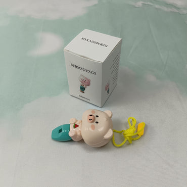 SZRMZGYXGS Infant toys-Cartoon Pig-Shaped Children’s Whistle Toy for Early Sound Exploration