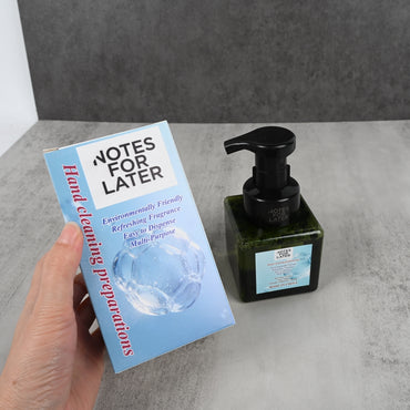 NOTES FOR LATER Hand Cleaning Preparations Refreshing Green Scent Foam Hand Soap for Commercial, Home & Hotel Use