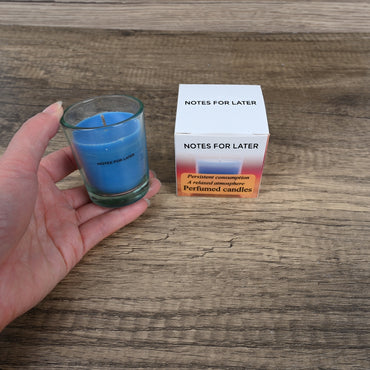 NOTES FOR LATER Relaxing Scented Candles Long-Lasting Perfumed Candles for Home, Aromatherapy & Gifting