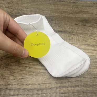 Deepfuls Premium Ankle Socks High-Quality Cotton Socks for Everyday Comfort – Breathable, Moisture-Wicking, and Designed for All-Day Wear