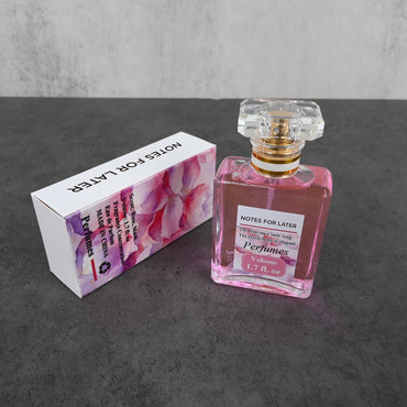 NOTES FOR LATER Pink Floral Fruity Perfume for Women Elegant Long-lasting Fragrance, Feminine & Charming Scent