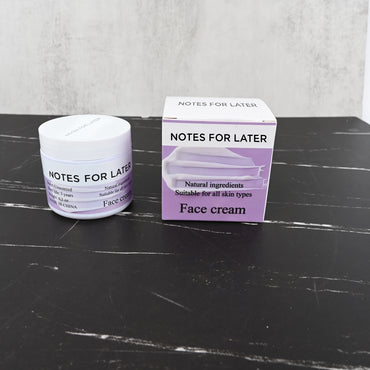 NOTES FOR LATER Premium Face Cream Intense Hydrating Moisturizing Cream for All Skin Types