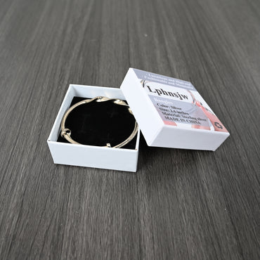 Lphnsjw Bangles Twisted Bangle Bracelet Elegant Durable Versatile Style for Casual and Formal Occasions