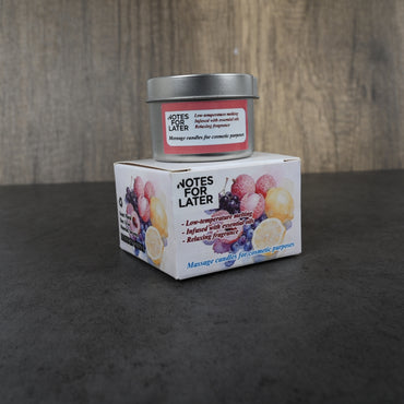 NOTES FOR LATER Drunken Chang'an Soy Massage Candles for Cosmetic Purposes Low-Temperature Melt Massage Oil Candle
