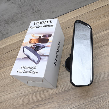 YIMOFUL Car Rearview Mirrors Interior Wide Angle Mirror with 360 Degree Rotation and Suction Cup Mount