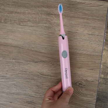 Dpxjuil Pink Waterproof Sonic Electric Toothbrushes Advanced Cleaning Electric Toothbrushes with Multiple Modes