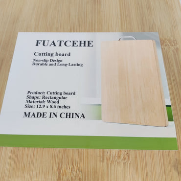 FUATCEHE Premium Wood Chopping Boards - Durable, Knife-Friendly, and Stylish Kitchen Essential