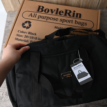 BovleRin Durable All-Purpose Sports Bag Versatile Gym & Travel Duffel with Multiple Compartments