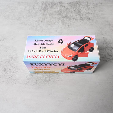 EUXYYCYI-28 Kids Inertia Toy Car with Openable Doors Model for Boys, Realistic Pull-Back Vehicle