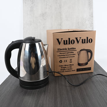 VuloVulo Universal Voltage Electric Kettle Stainless Steel Rapid Boiling Water Heater