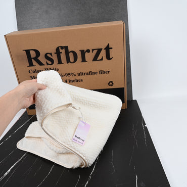 Rsfbrzt White Premium Bath Towels Ultra Soft & Highly Absorbent Cotton Towels for Bath & Spa