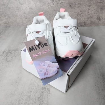 MiYue Children's Lightweight Athletic Shoes Breathable Flexible Sports Sneakers for Kids