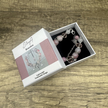 E&A Cute Cartoon Bow Bracelets - Adorable Pink Accessory for Everyday Wear