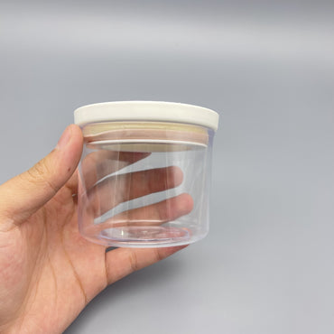 CuisGusto Stylish Storage Jar - Durable Plastic Container for Home and Office Organization