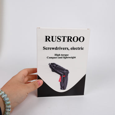 RUSTROO Cordless Electric Screwdriver Set for Home Repair and Professional Use