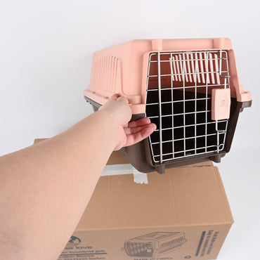 R Other love Brown Pet Carrier Kennels for Household Pets Secure Travel Kennels for Cats and Dogs