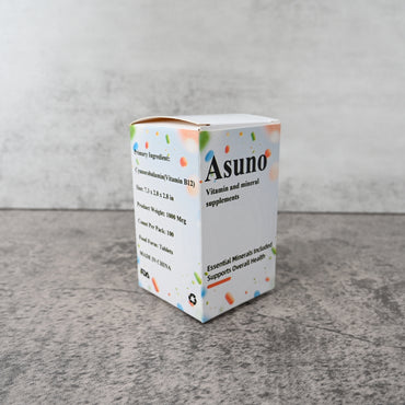 Asuno Vitamin and Mineral Supplements – High-Potency Vitamin & Mineral Supplement for Daily Energy, Nerve Health & Wellness
