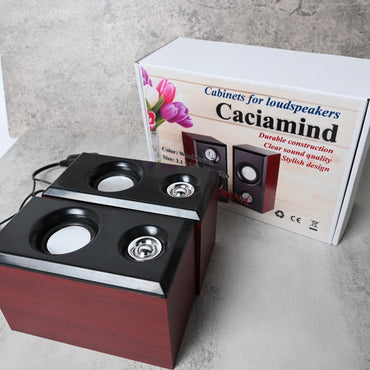 Caciamind High-Performance Speaker Cabinet Clear Sound Enclosure for Home