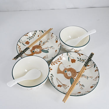 Elqoged Elegant Porcelain Dishes - The Perfect Addition for Every Dining Occasion, Adding Style andistication to Your Table Setting