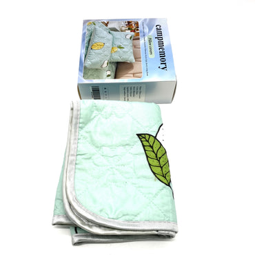 campmemory Pillow covers Green 100% Polyester Minimalist Pillow Cover Unisex