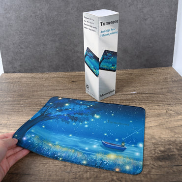 Tumencou Starry Sky Mouse Pads, Non-Slip Base, Smooth Surface for Desk, Gaming and Office Use