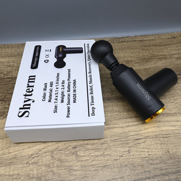 Shyterm Massage Apparatus Massage Gun Deep Tissue Relief Muscle Recovery Quiet Portable for Athletes