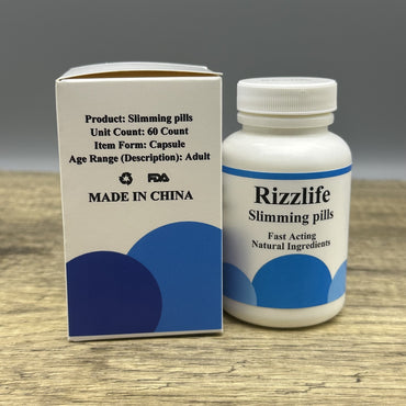 Rizzlife Slimming pills Natural Fat Burner Supplement, Metabolism Booster & Appetite Suppressant for Men & Women