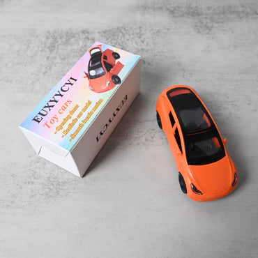 EUXYYCYI-28 Kids Inertia Toy Car with Openable Doors Model for Boys, Realistic Pull-Back Vehicle