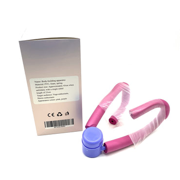 HEYUP Body-building apparatus Pink & Purple Leg Arm Chest Trainer With Center Spring Home Gym Body Building Apparatus For Fitness