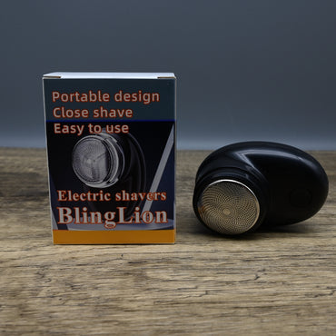 BlingLion Mini Electric Shavers Portable Compact Precision Blades Close Shave Quick Charging for On the Go Grooming