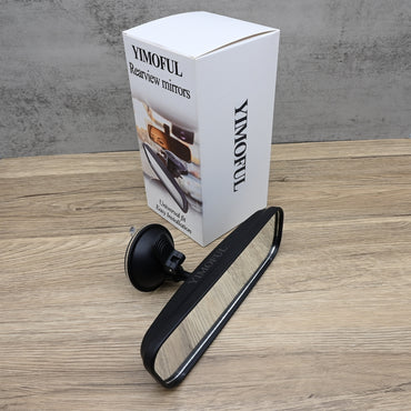 YIMOFUL Car Rearview Mirrors Interior Wide Angle Mirror with 360 Degree Rotation and Suction Cup Mount