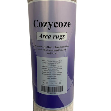 Cozycoze Area rugs Polyester Poly Cool Fiber 40% -50% Modern Household Entrance Bedroom Machine Washable Non-Woven 7Mm Rectangle Area Rugs