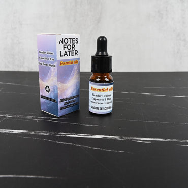 NOTES FOR LATER Pure & Natural Essential Oils for Aromatherapy Refreshing & Soothing Therapeutic Grade