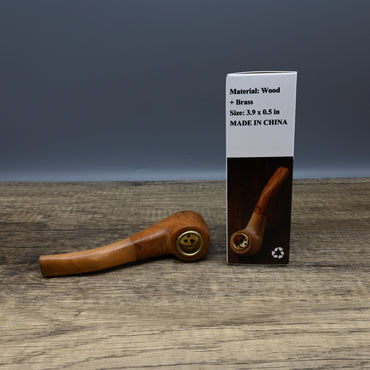 Premium Wooden Tobacco Pipes Handcrafted Briar Wood Smooth Smoking Experience