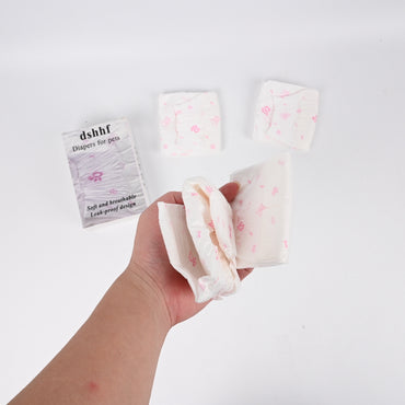 dshhf Premium Absorbent Diapers for Pets Leak-Proof Protective Pet Diapers for Dogs and Cats with Odor Control