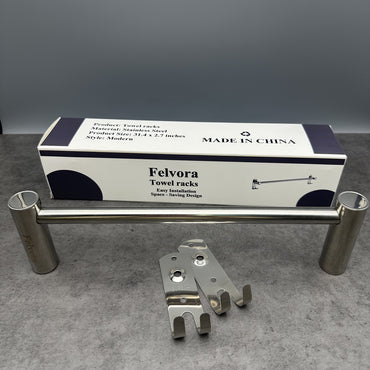 Felvora Modern Sleek Towel Rack – Premium Stainless Steel for Stylish and Durable Bathroom Storage