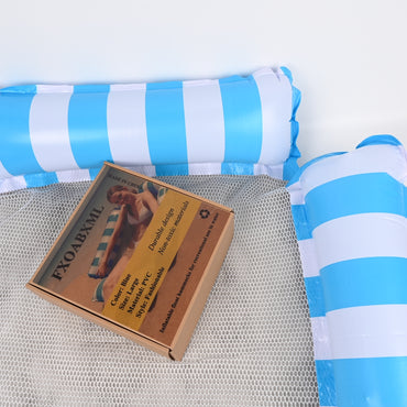 FXOABXML Inflatable Float Hammocks for Recreational Use in Water with Comfort Mesh