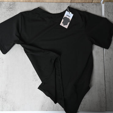 MRING Women's Classic Black T-Shirt Soft Breathable Essential Tee for Everyday Wear