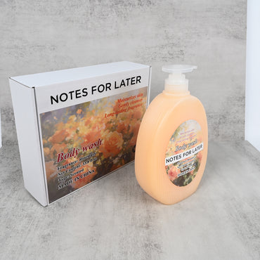 NOTES FOR LATER Bathing Lotion Rich Moisturizing Body Wash for Soft, Hydrated & Refreshed Skin