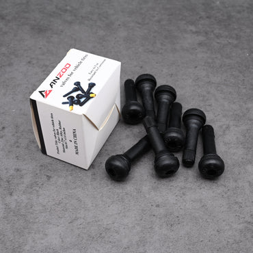 AZ ANZOO Premium Rubber Valves for Vehicle Tires - Universal Replacement Tire Valve Stems