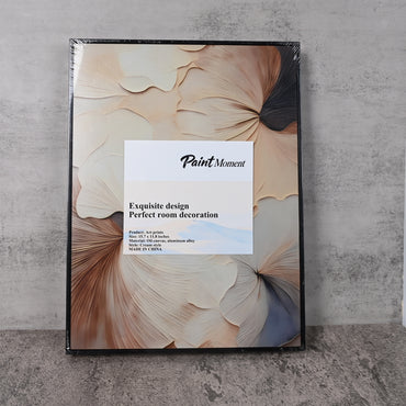 PaintMoment Art Prints Cream Abstract Geometric Art Print Soft Shapes Neutral Palette Warm Elegant for Living Room Entryway and Hallway