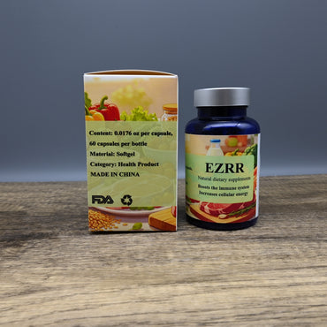 EZRR Natural Dietary Supplements Coenzyme Q10 Softgels Heart Health Immune Support Antioxidant Protection