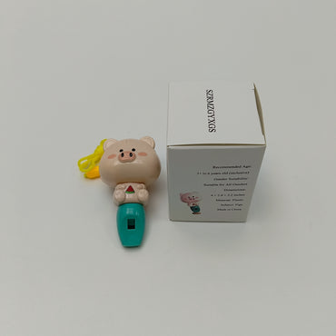 SZRMZGYXGS Infant toys-Cartoon Pig-Shaped Children’s Whistle Toy for Early Sound Exploration